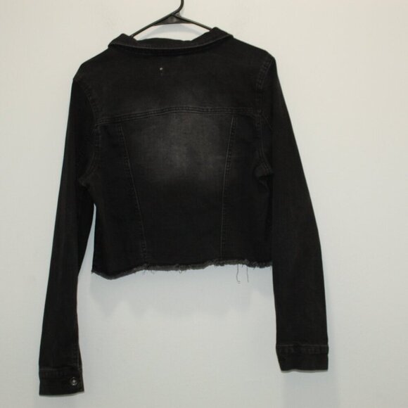 Dollhouse Black Denim Jacket Size XL - Picture 5 of 6